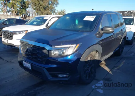 2022 Honda Passport 2Wd Ex-L z USA, uszkodzony, nr VIN 5FNYF7H53NB006815